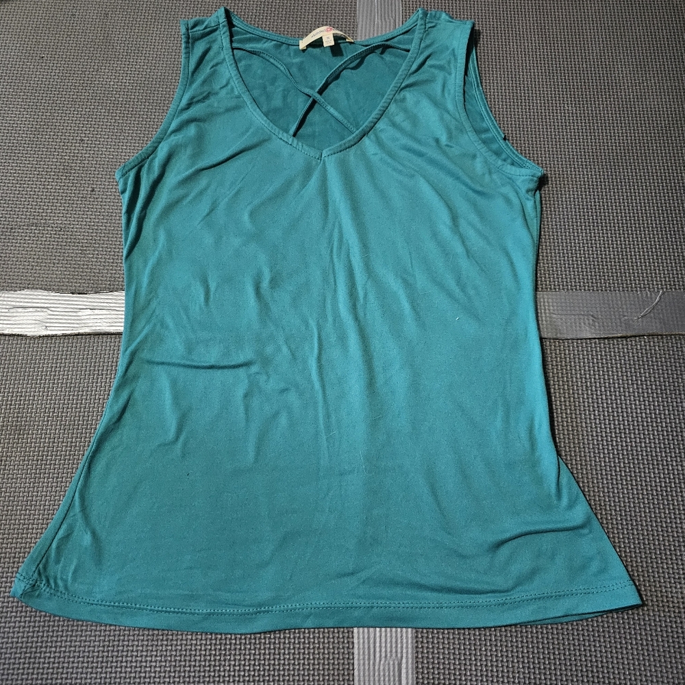 Teal Strappy Tank